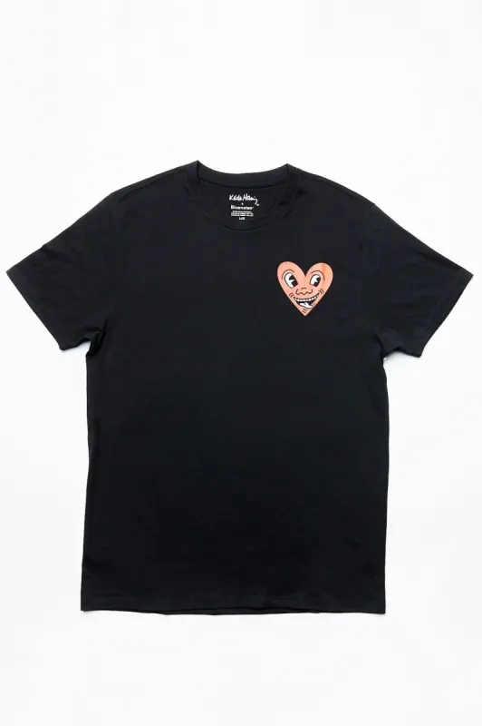 Keith Haring Heart Graphic Tee sold by Bluenotes