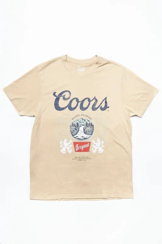 Coors Original Graphic Acid Wash Tee sold by Bluenotes