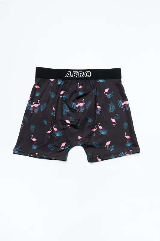 AERO Flamingoes Printed Boxer Briefs sold by Bluenotes
