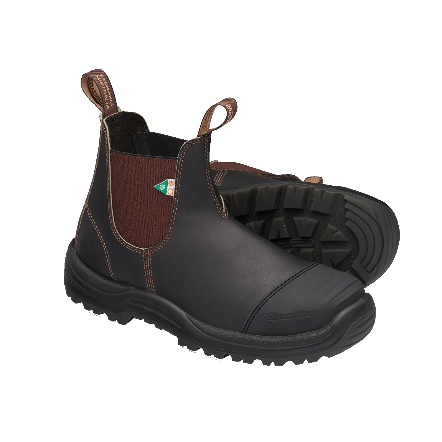 Blundstone 167 - Work & Safety Boot Rubber Toe Cap Stout Brown sold by Blundstone product image thumbnail 3