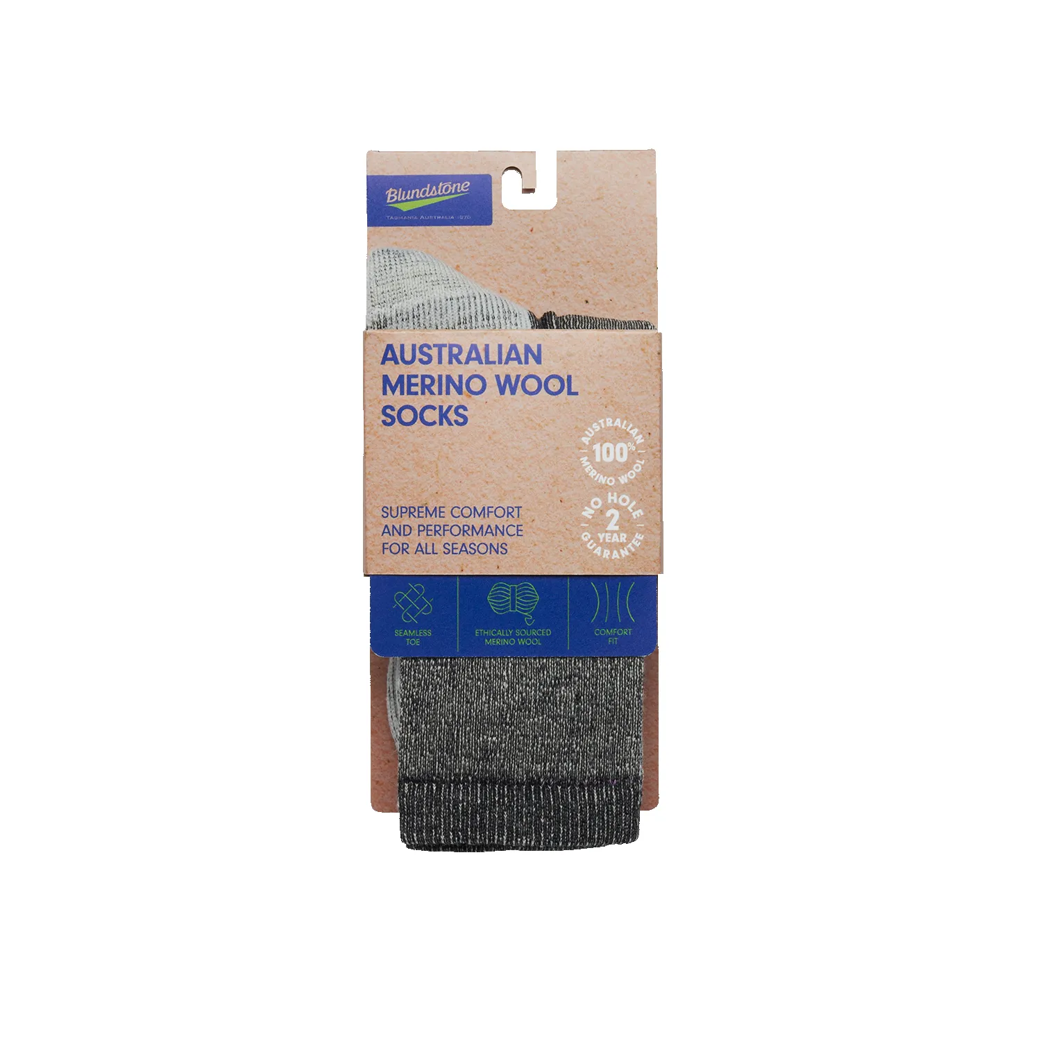 Blundstone Australian Merino Wool Socks Black sold by Blundstone product image thumbnail 2