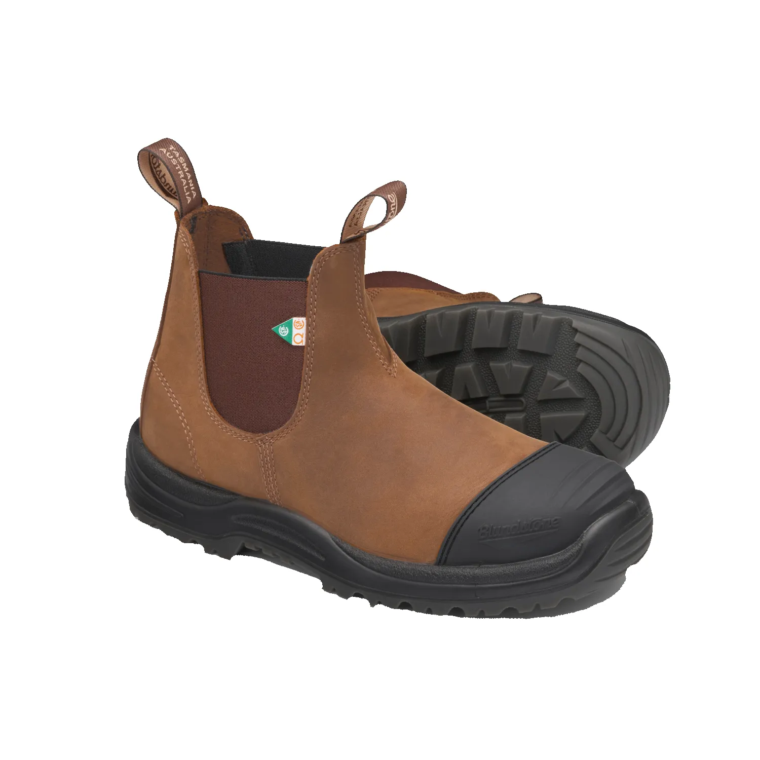 Blundstone 169 - Work & Safety Boot Rubber Toe Cap Saddle Brown sold by Blundstone product image thumbnail 3