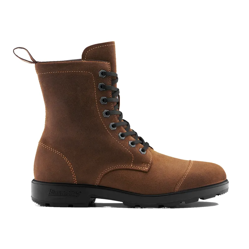 Blundstone 2532 - Originals Lace Up Tall Tobacco Waxed Suede sold by Blundstone