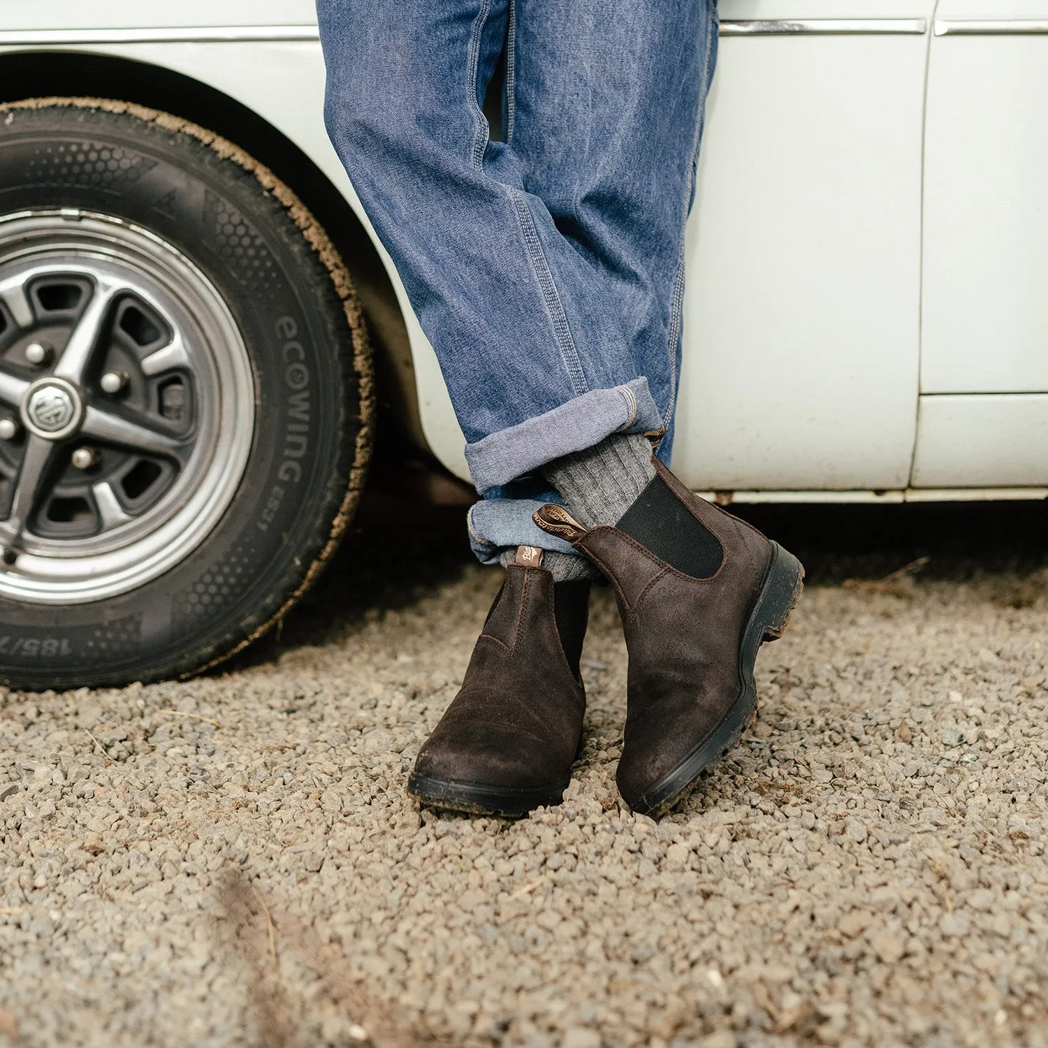 Blundstone 2610 - Originals Dark Brown Waxed Suede sold by Blundstone product image thumbnail 5