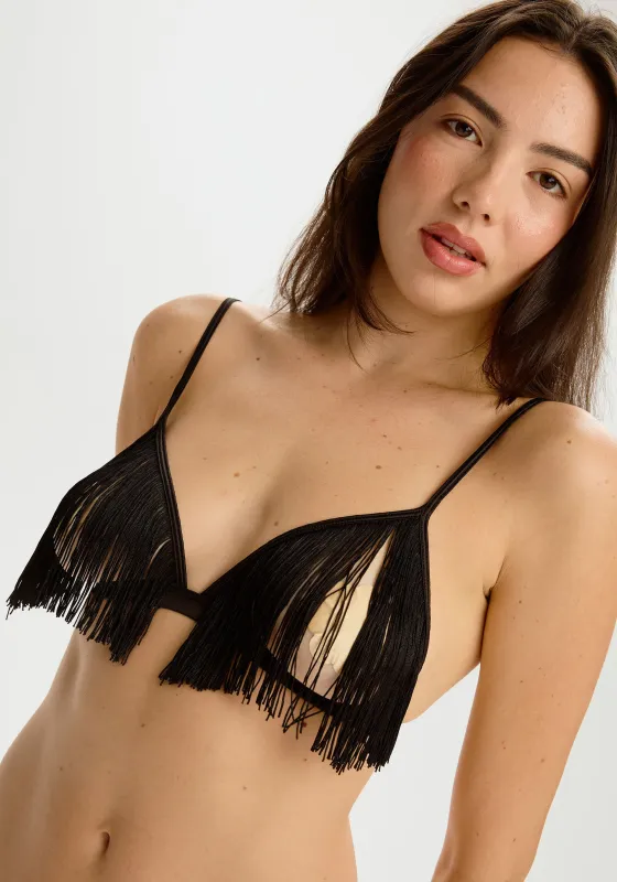 liora fringe bralette sold by Blush