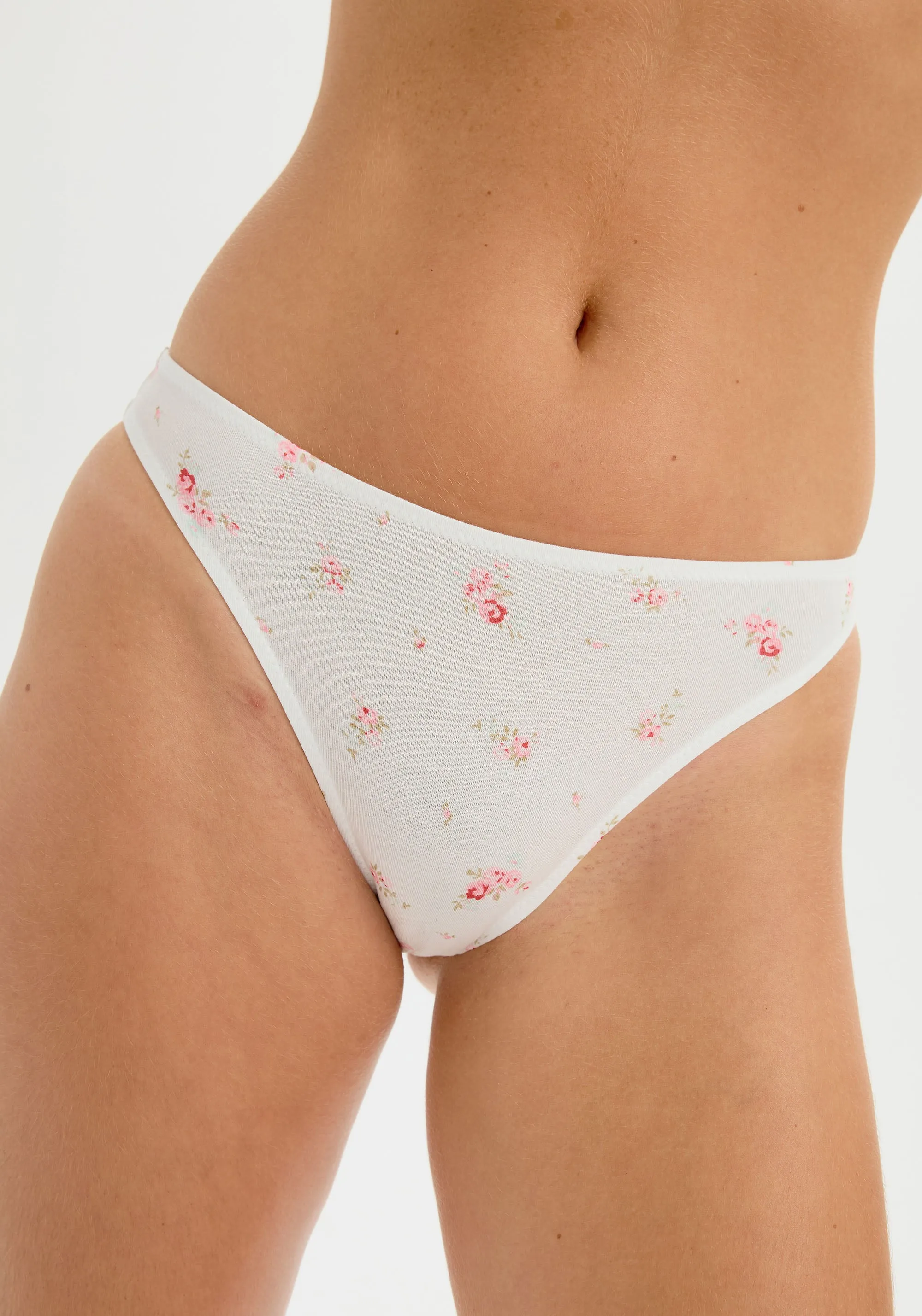 the cotton high leg bikini sold by Blush product image thumbnail 4