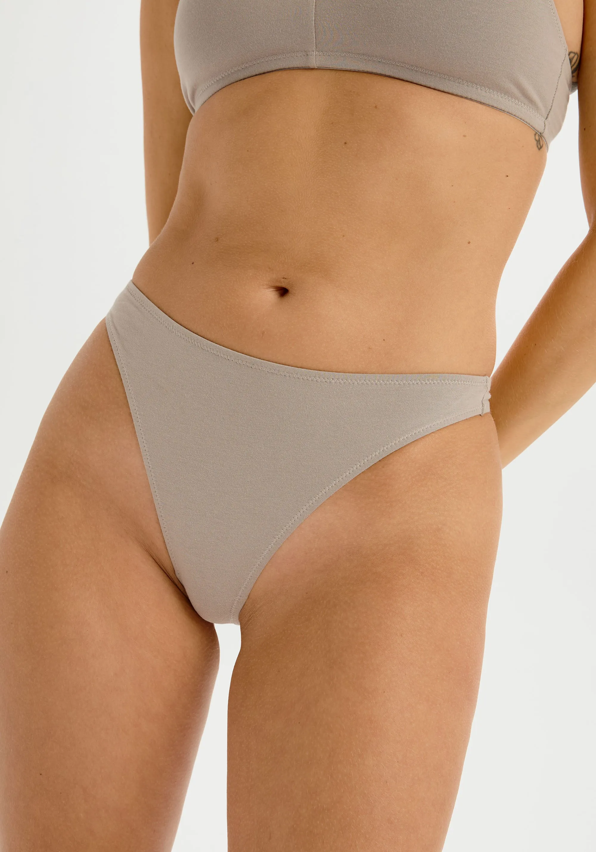 the cotton high leg thong sold by Blush product image thumbnail 4