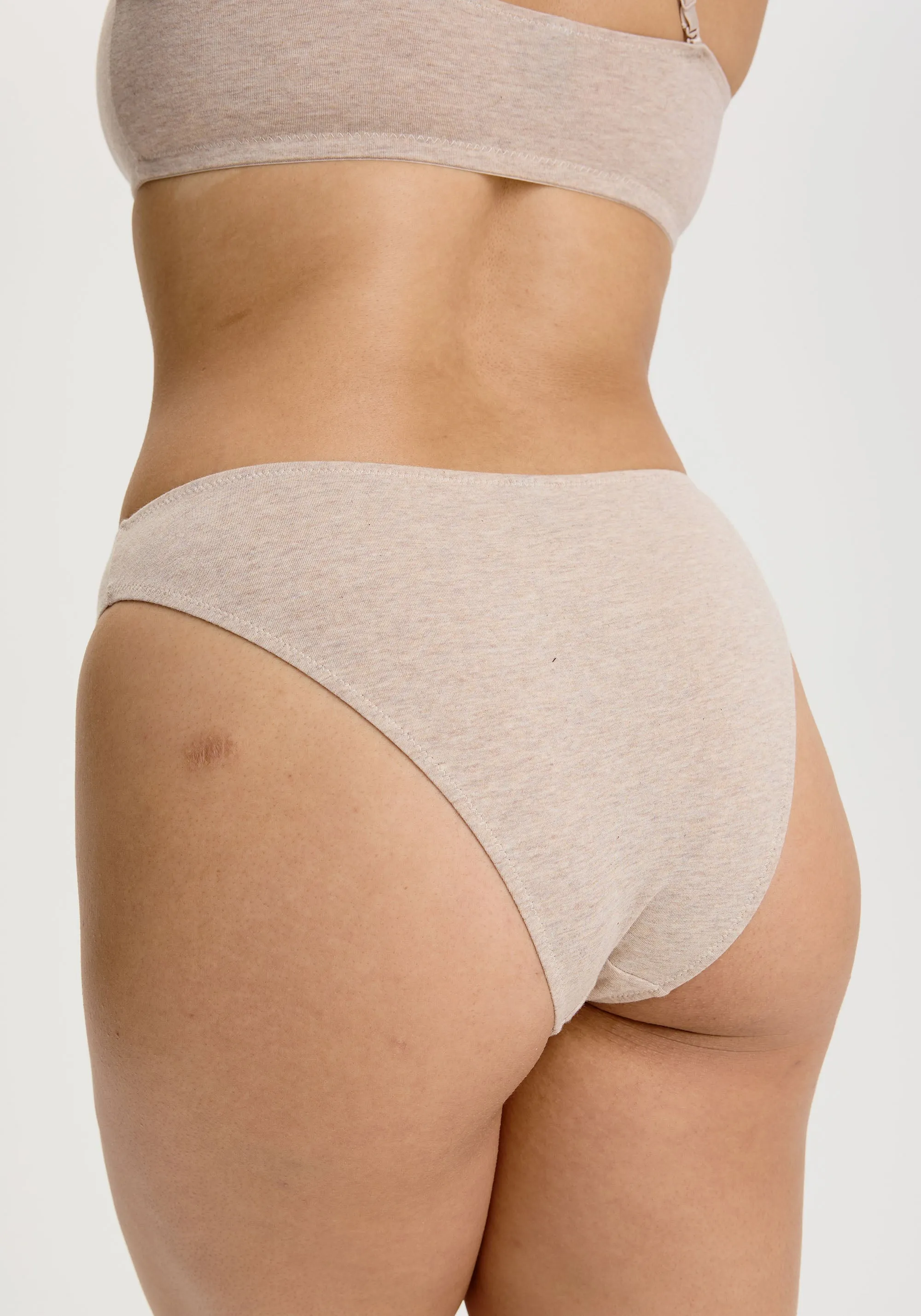 the cotton high leg bikini sold by Blush product image thumbnail 4