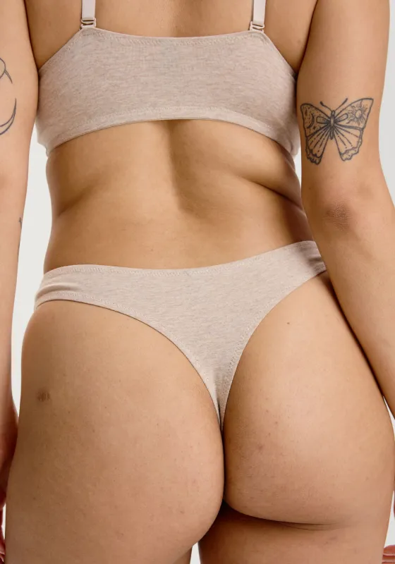 the cotton high leg thong sold by Blush