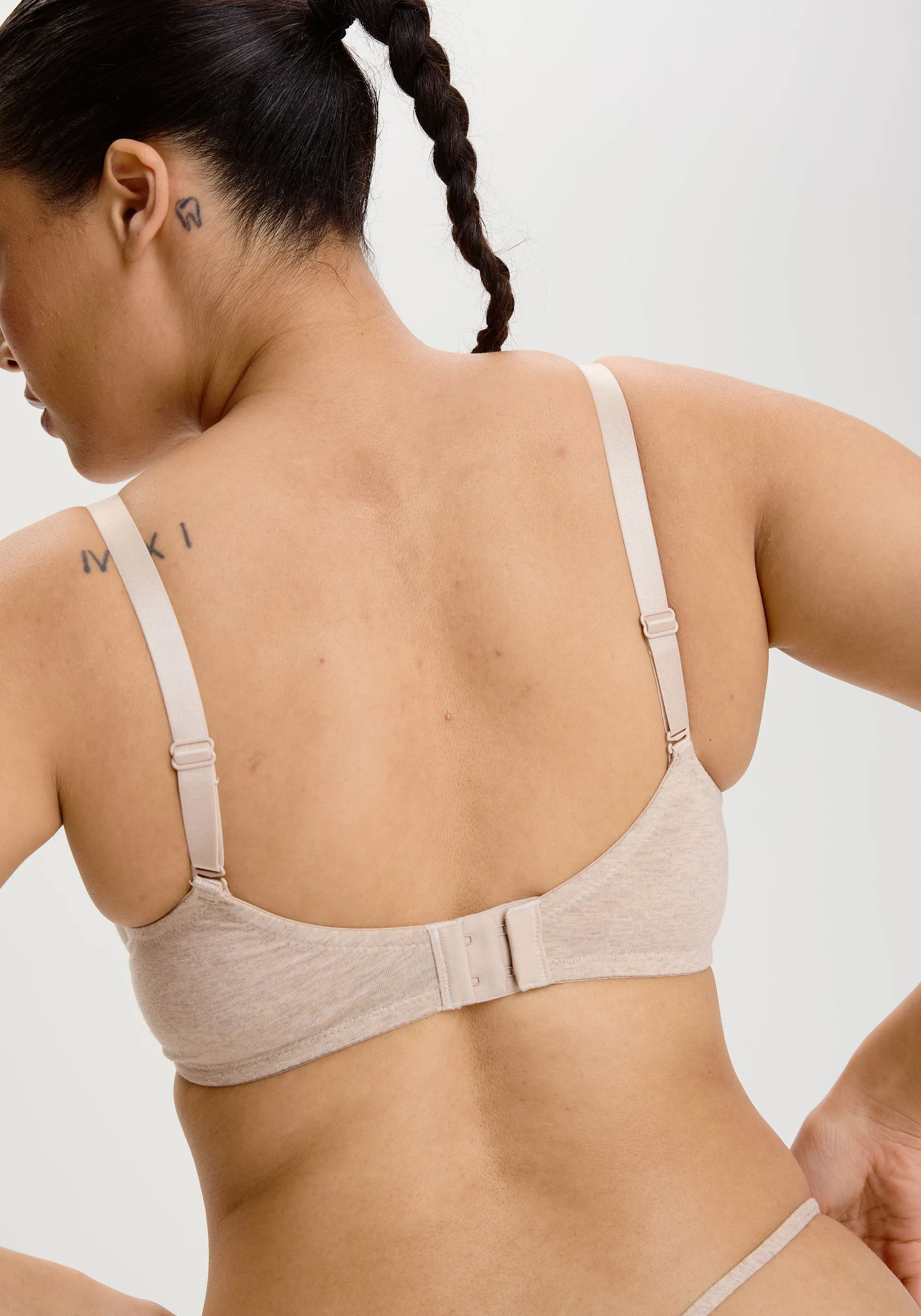 the cotton unlined molded bra sold by Blush product image thumbnail 4