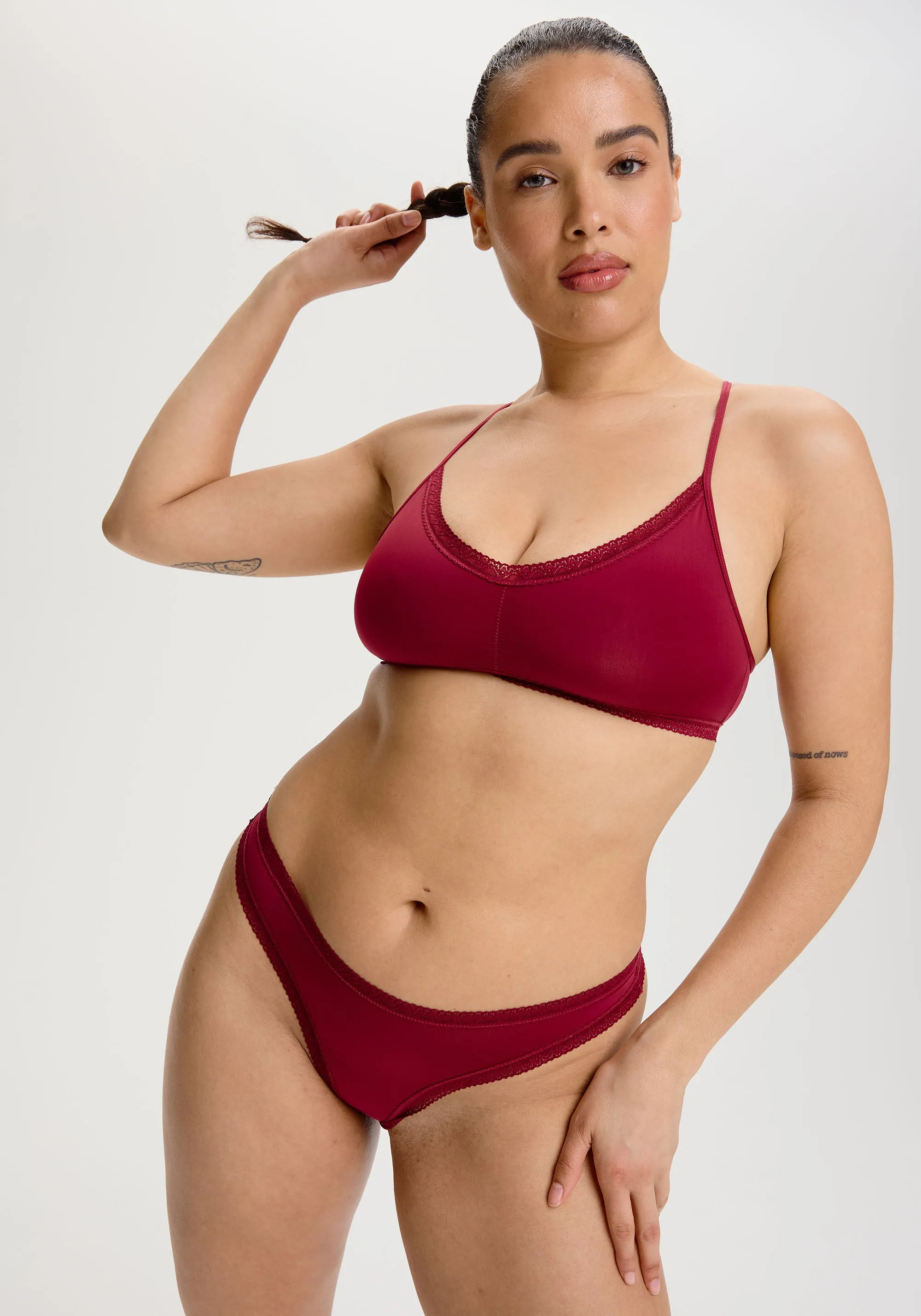 the micro lace trim thong sold by Blush product image thumbnail 2