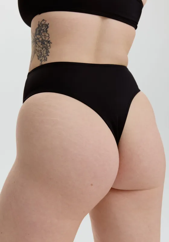 belize high waist thong bikini bottom sold by Blush