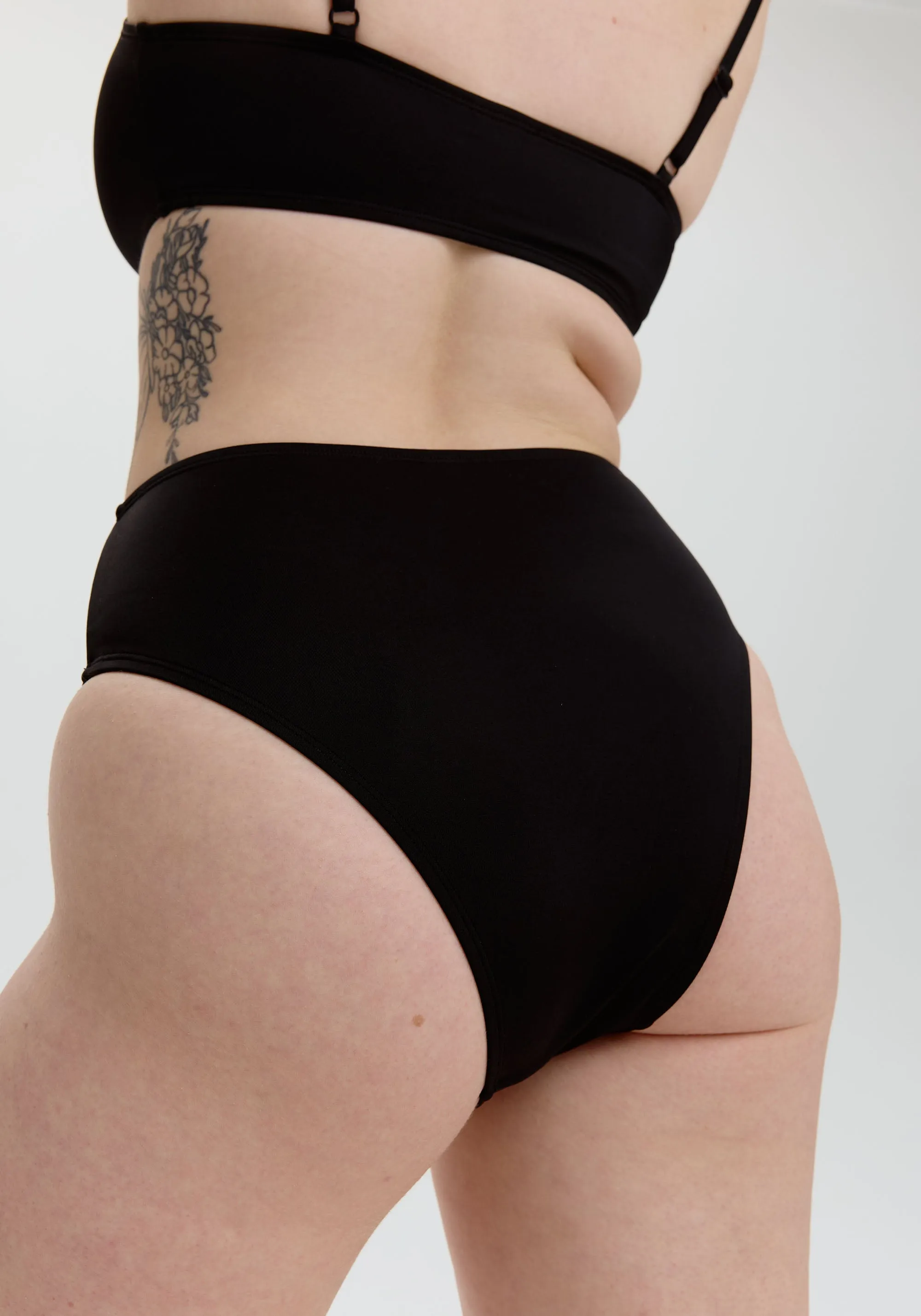 drift high waist bikini bottom sold by Blush