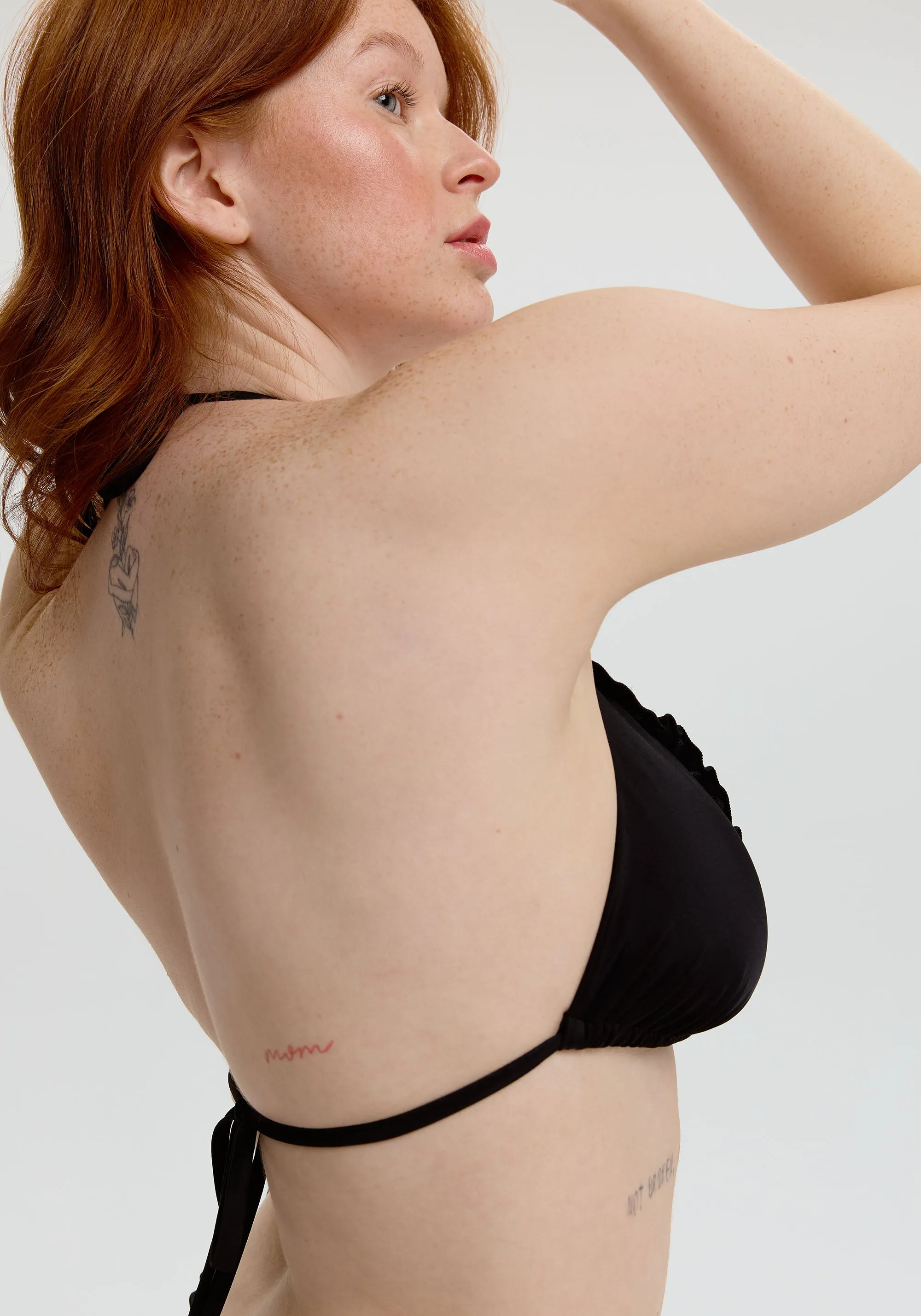 petra ruffle triangle bikini top sold by Blush product image thumbnail 3