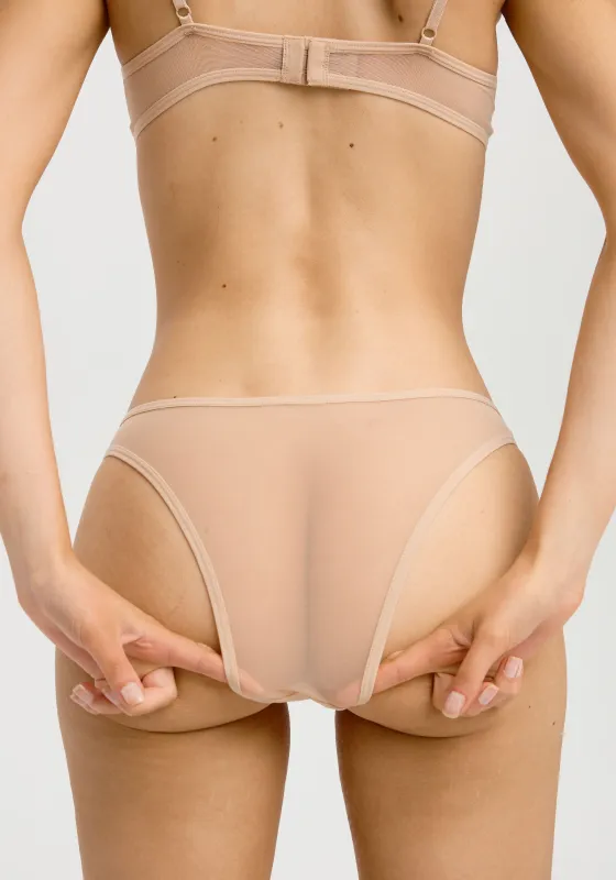 the mesh high leg bikini sold by Blush