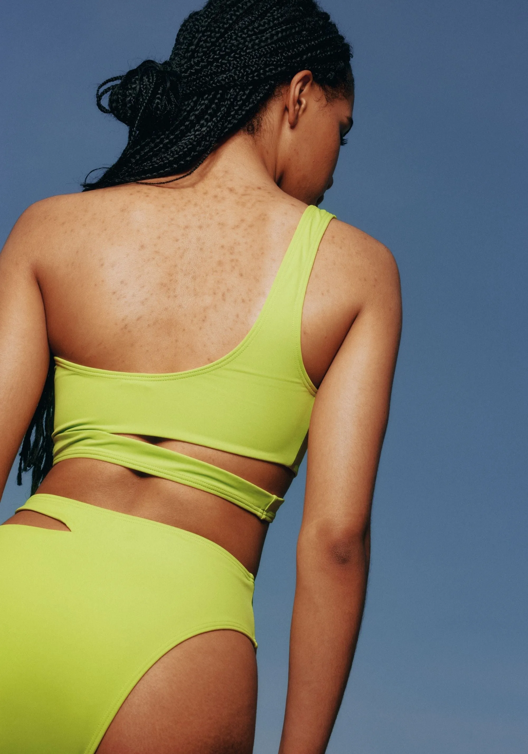 jade asymmetric bikini top sold by Blush product image thumbnail 3