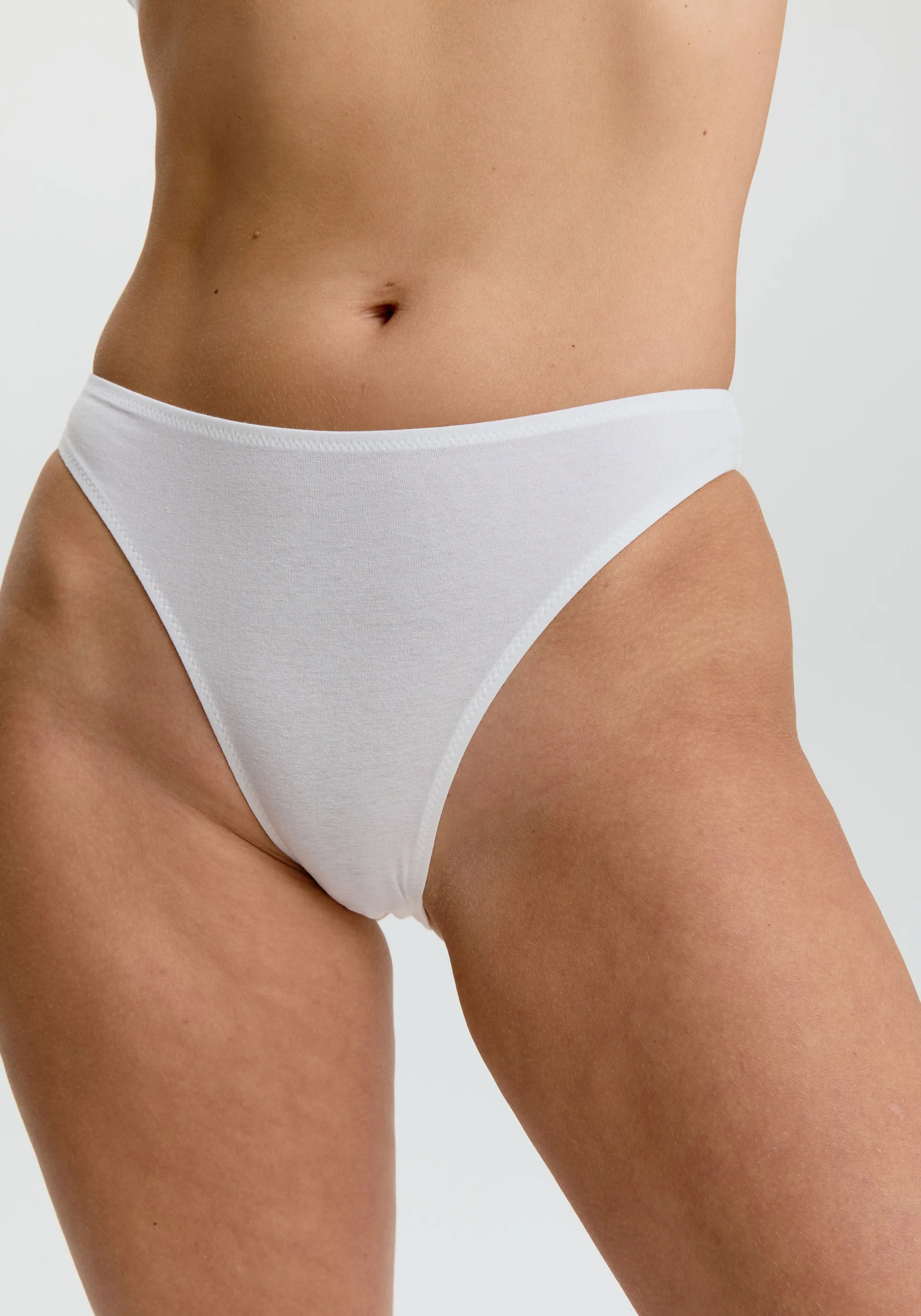 the cotton high leg bikini sold by Blush product image thumbnail 4