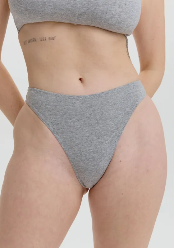 the cotton high leg bikini sold by Blush