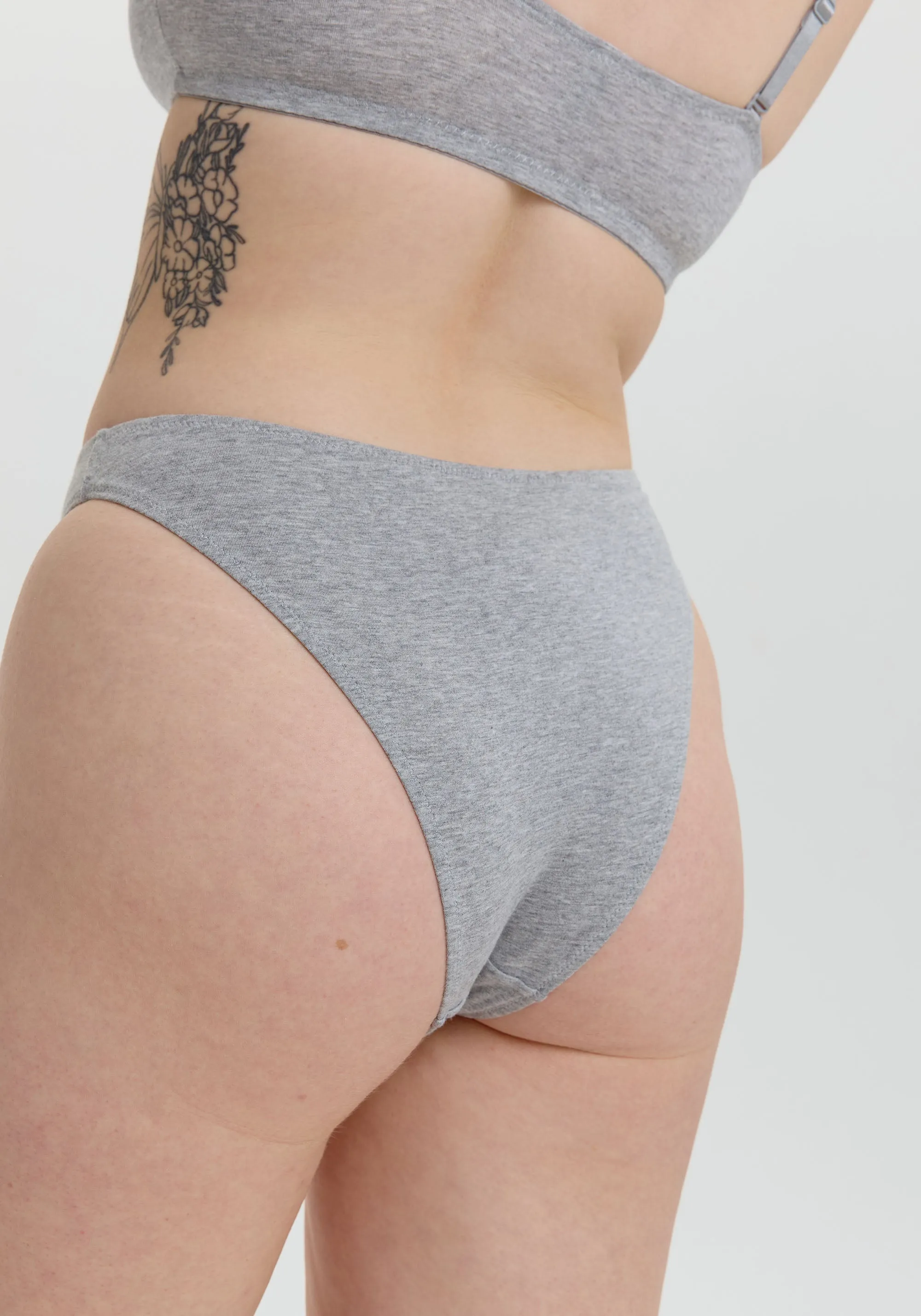 the cotton high leg bikini sold by Blush product image thumbnail 4