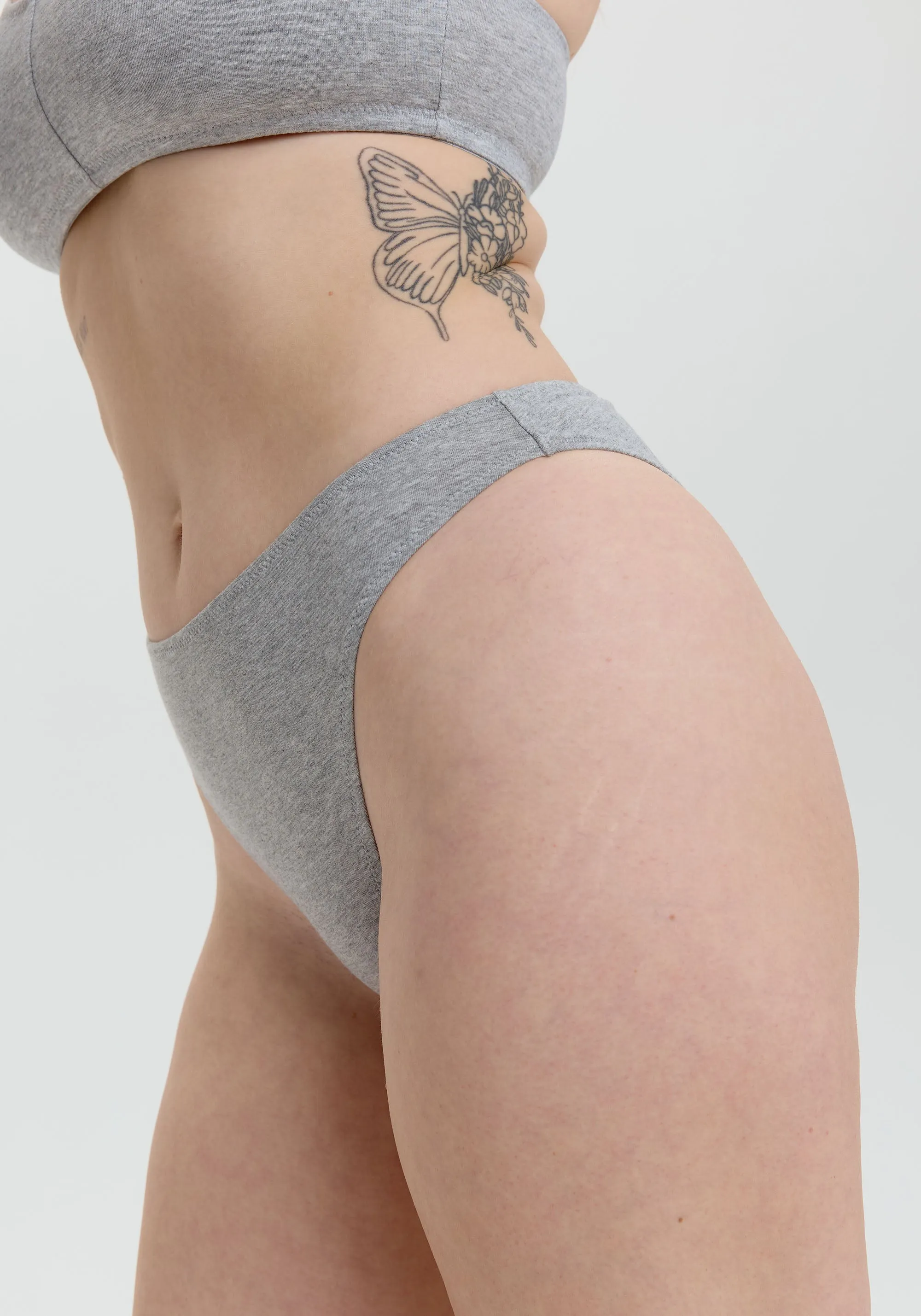 the cotton high leg bikini sold by Blush product image thumbnail 3