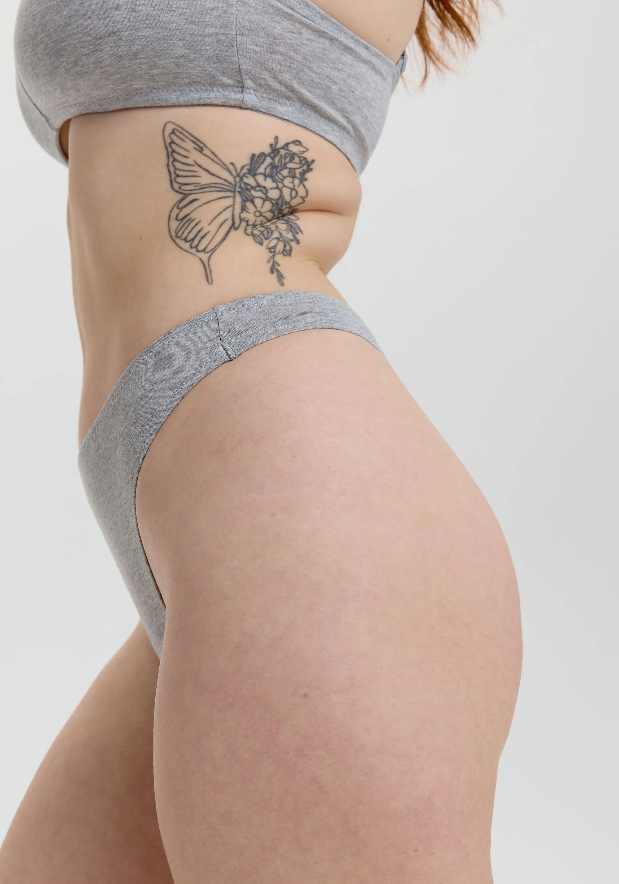 the cotton high leg thong sold by Blush product image thumbnail 3