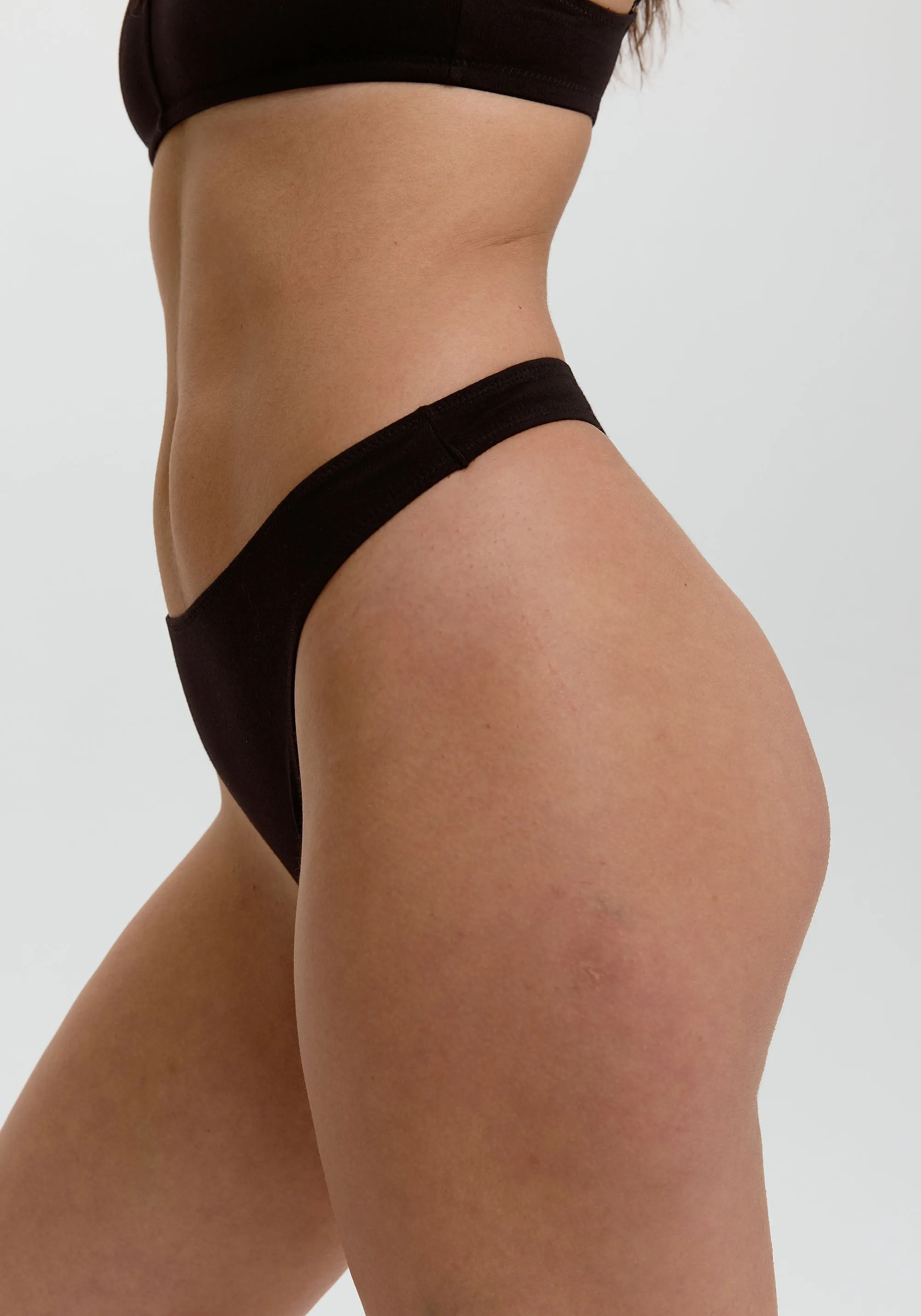 the cotton high leg thong sold by Blush product image thumbnail 3