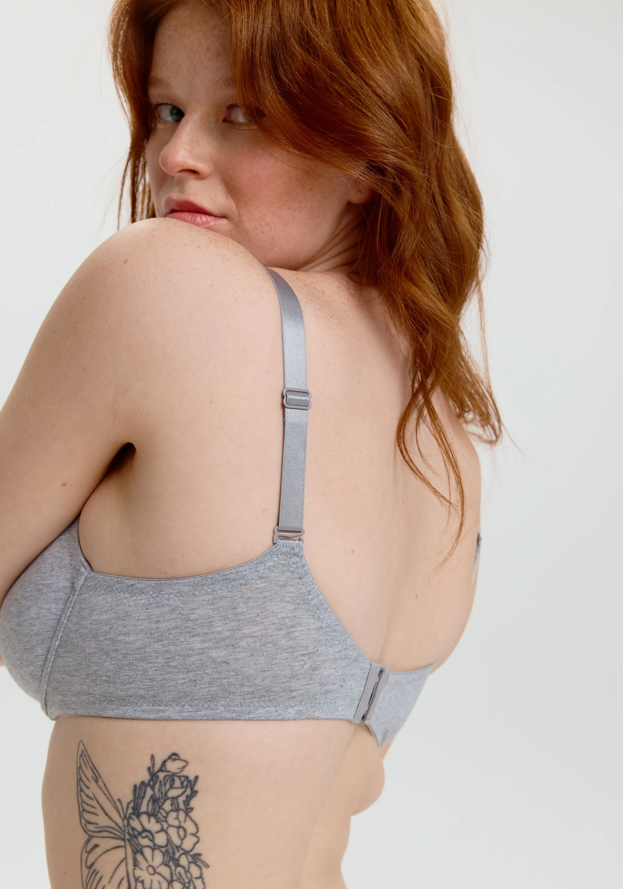 the cotton unlined molded bra sold by Blush product image thumbnail 3