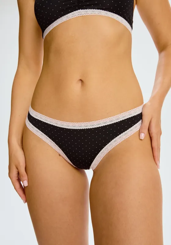 the micro lace trim thong sold by Blush