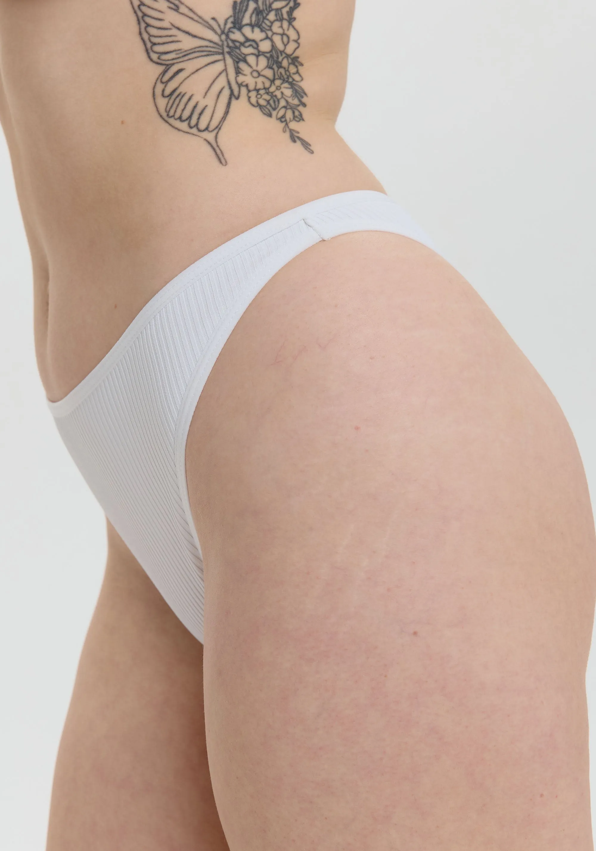 the rib high leg bikini sold by Blush product image thumbnail 3