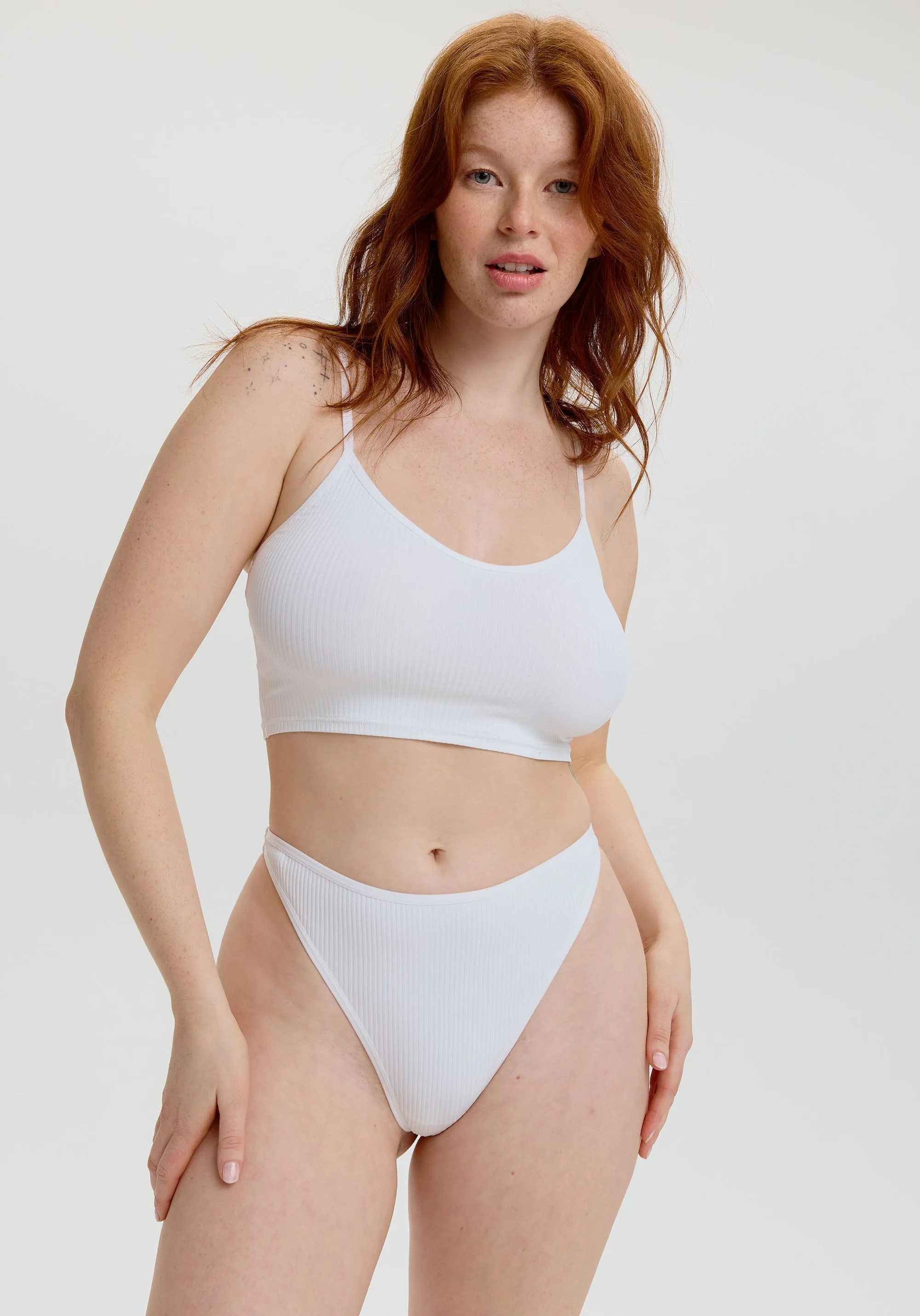 the rib high leg thong sold by Blush product image thumbnail 5