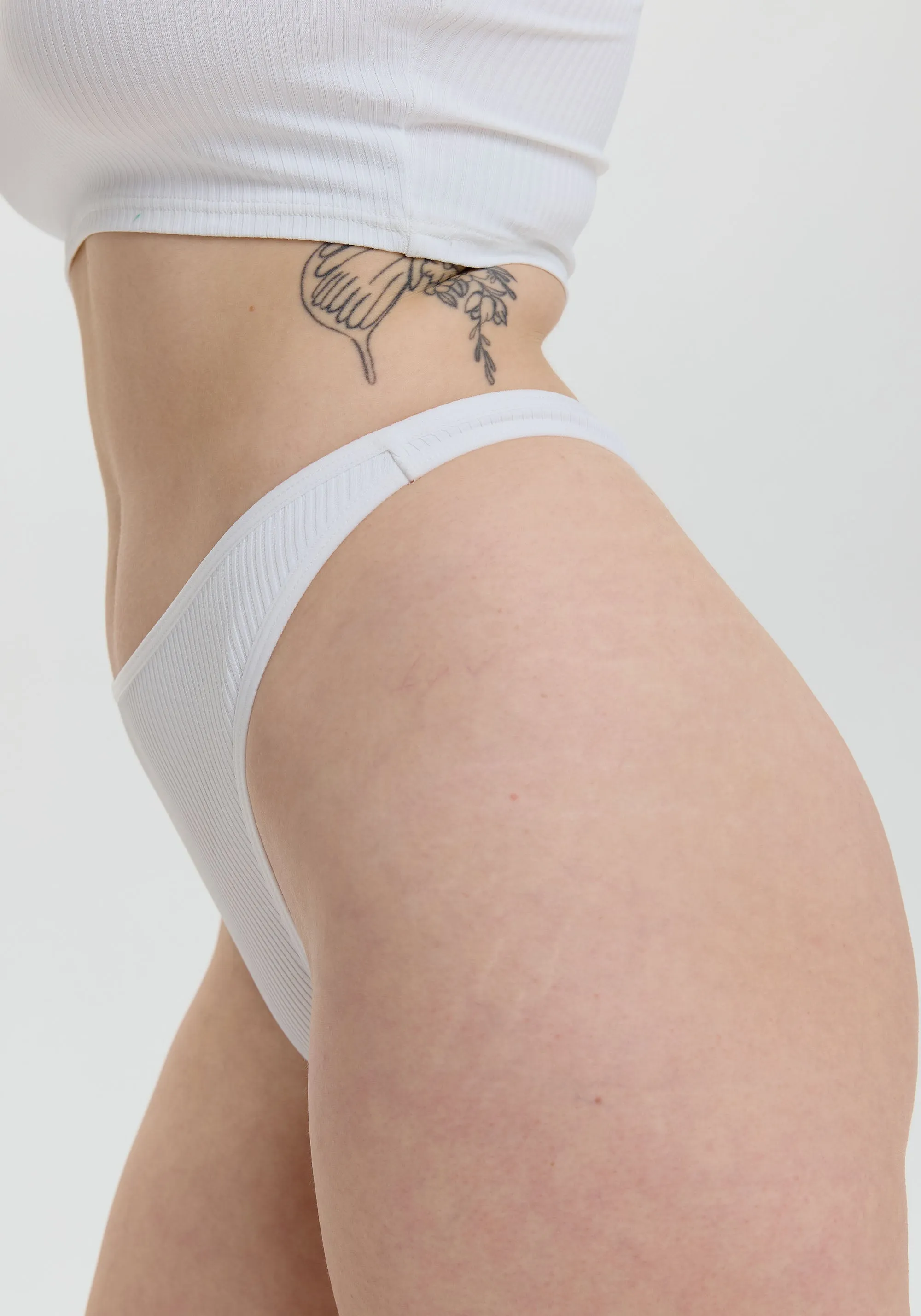 the rib high leg thong sold by Blush product image thumbnail 3