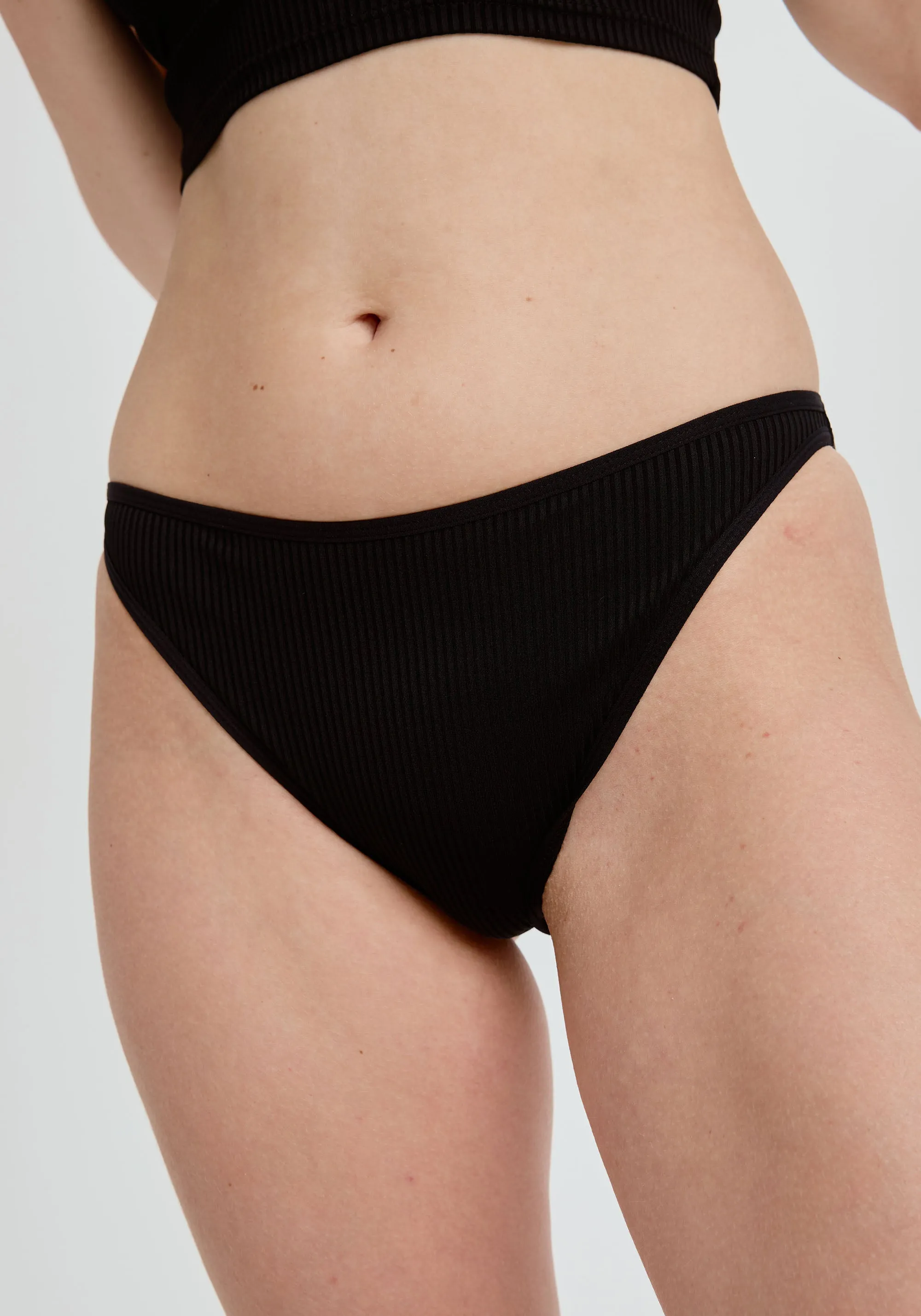 the rib high leg bikini sold by Blush product image thumbnail 4
