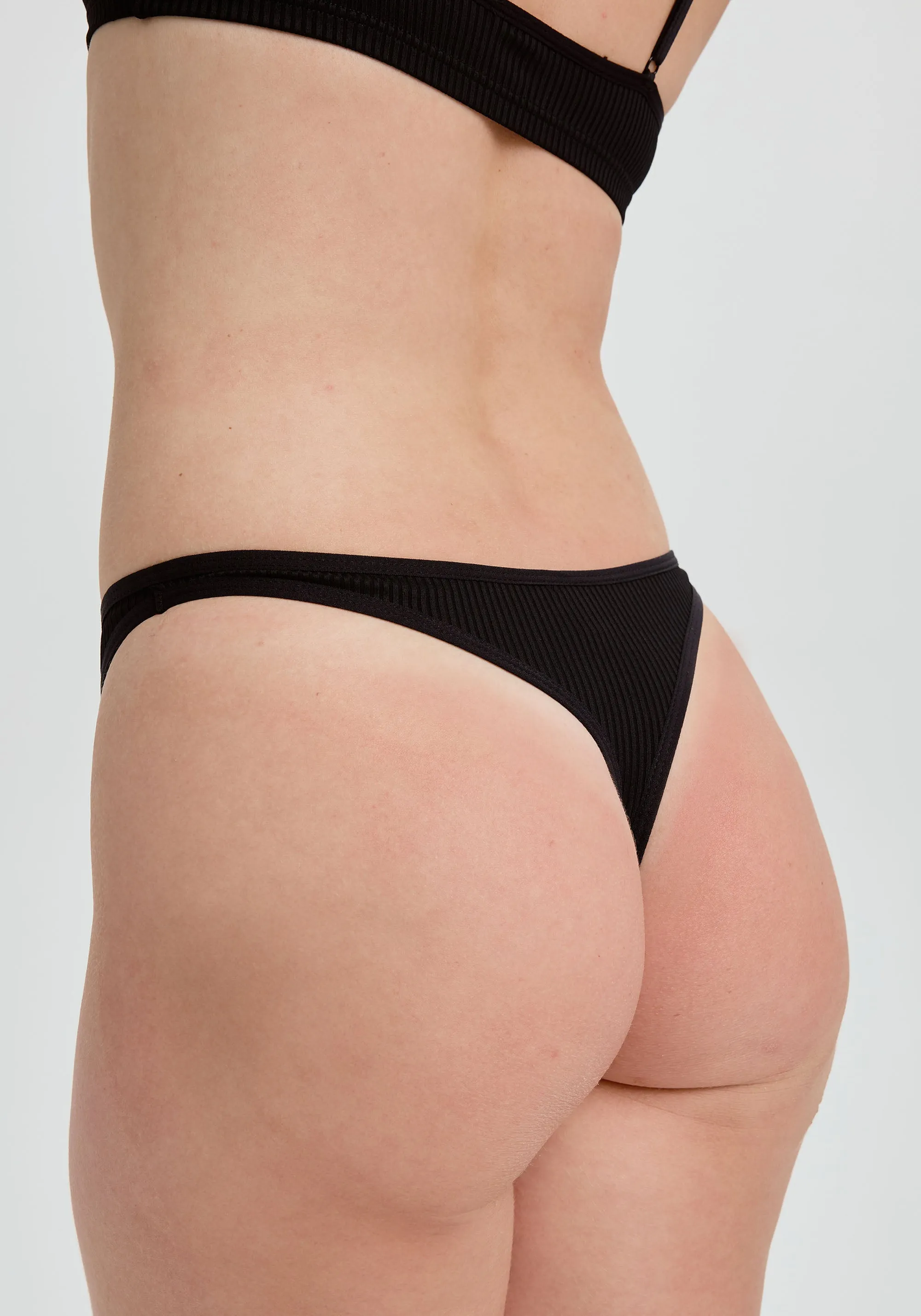 the rib high leg thong sold by Blush product image thumbnail 4
