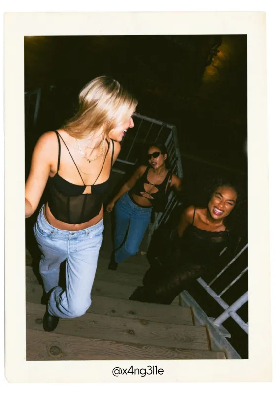 promo block satic - styled by you - noscturne corset top sold by Blush