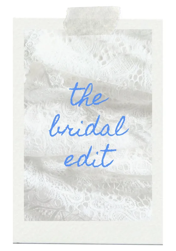 promo block static - the bridal edit sold by Blush