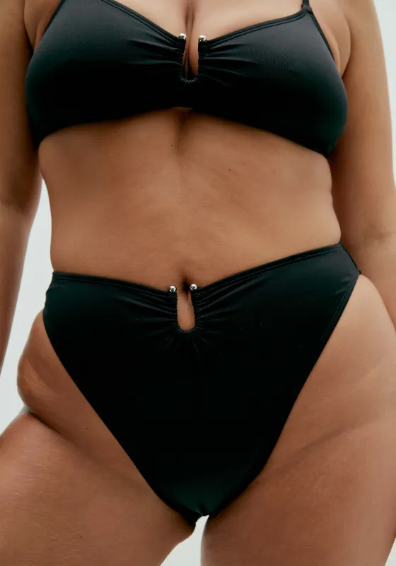 vela high leg bikini bottom sold by Blush