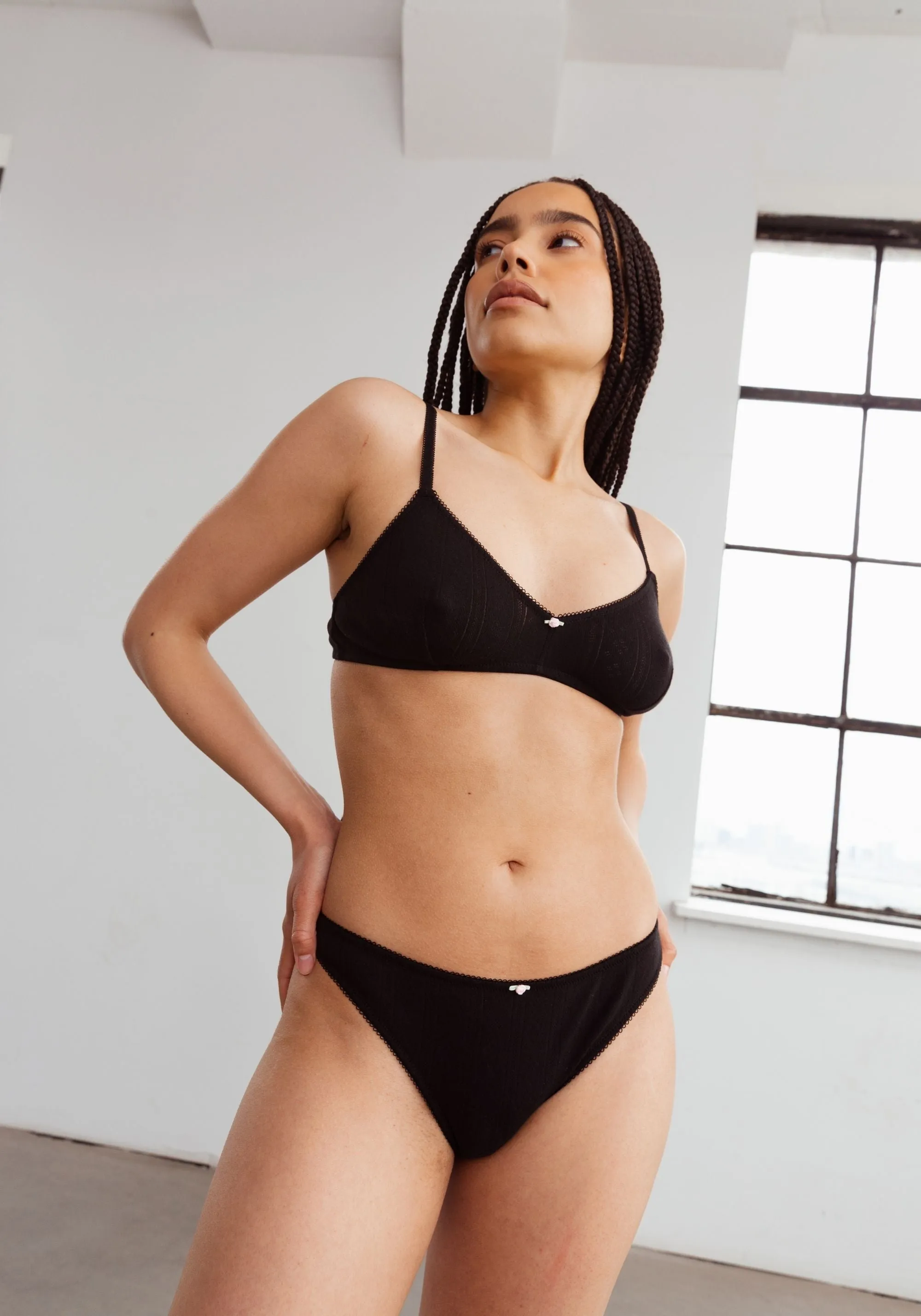 dream cotton pointelle bikini sold by Blush product image thumbnail 5