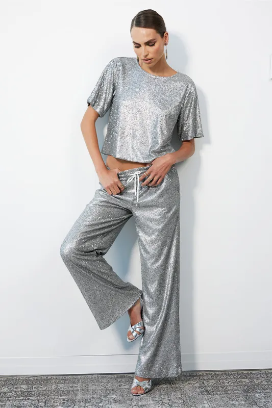 WIDE LEG CASUAL WAISTBAND PANT sold by bobi