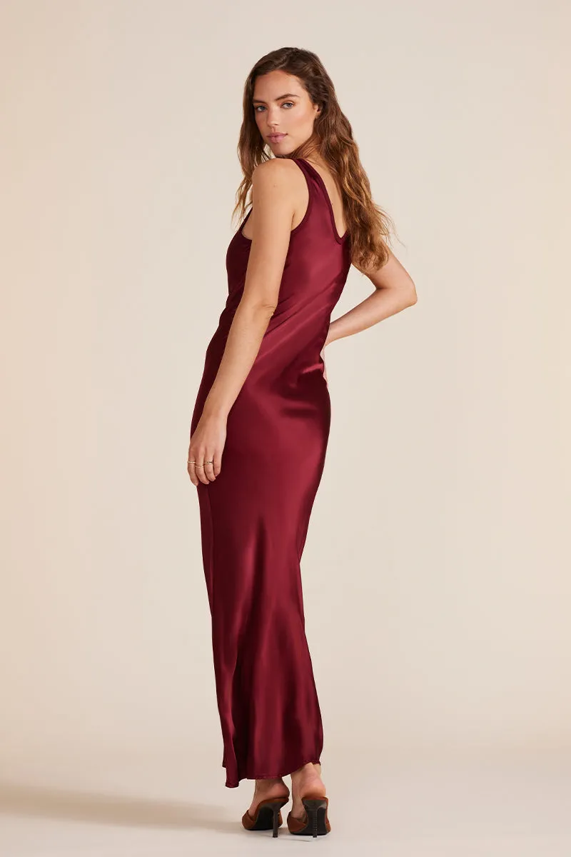 DOUBLE V CUT SLIP DRESS sold by bobi product image thumbnail 3