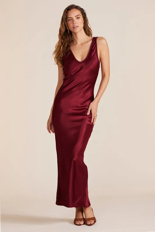 DOUBLE V CUT SLIP DRESS sold by bobi