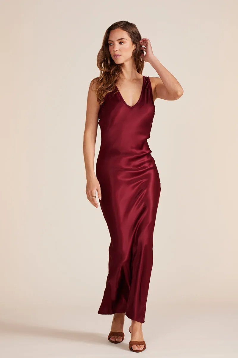 DOUBLE V CUT SLIP DRESS sold by bobi product image thumbnail 2