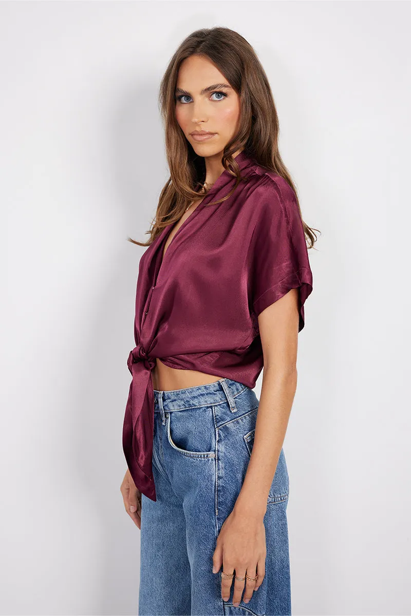 SILKY TIE TOP sold by bobi product image thumbnail 2