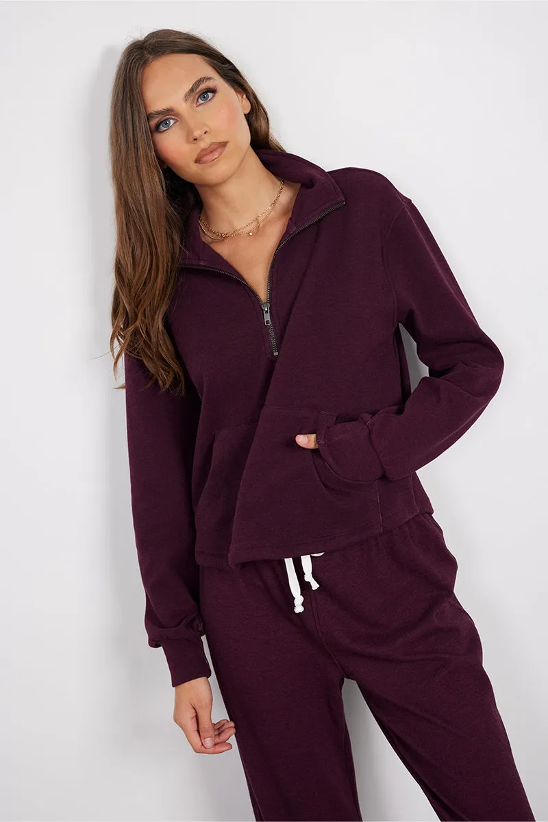 1/2 ZIP FUNNEL PULLOVR sold by bobi product image thumbnail 3