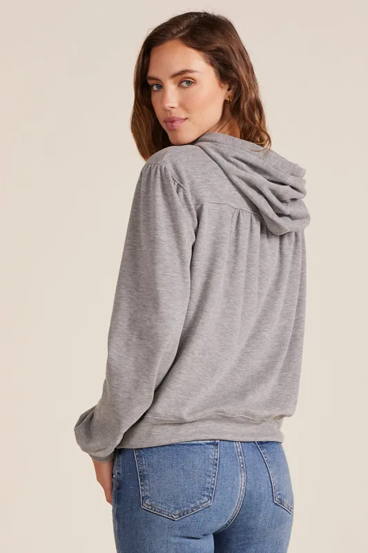 PUFF SLEEVE PULLOVER HOODIE sold by bobi