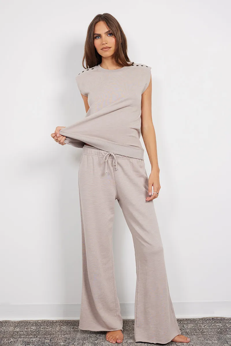 EYELET SLEEVELESS CREWNECK sold by bobi product image thumbnail 4