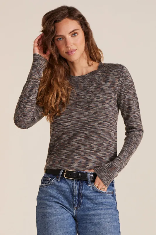 RIB CREWNECK SWEATER made by bobi
