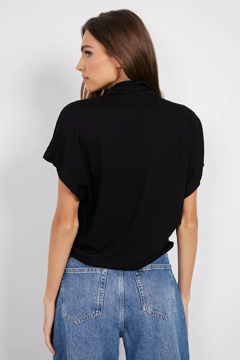 SURPLICE DROP SHOULDER TEE sold by bobi product image thumbnail 4