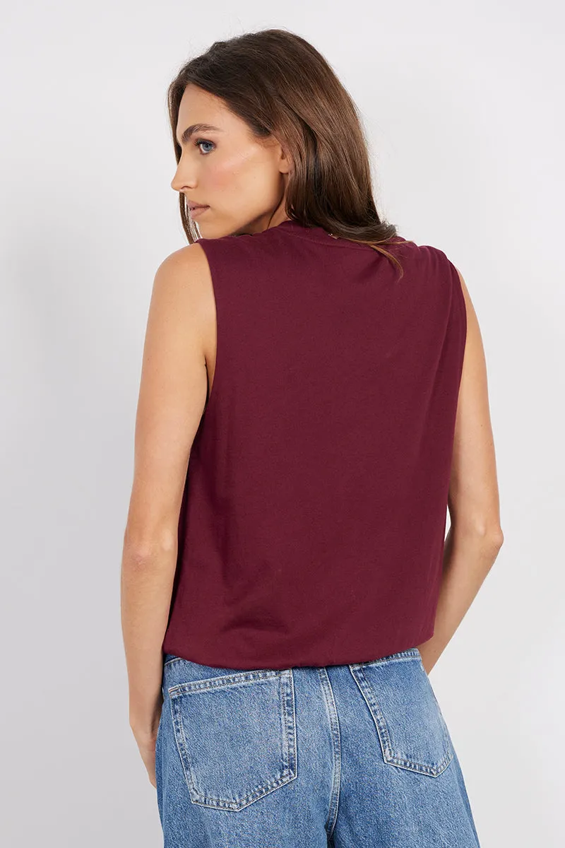 CREWNECK BUBBLE HEM TEE sold by bobi product image thumbnail 3