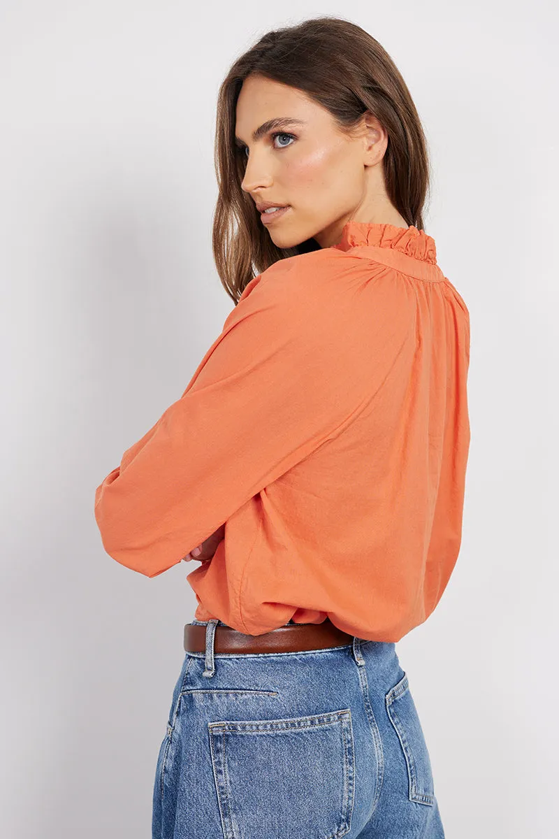 RAGLAN BUTTON-UP SMOCK SLEEVE sold by bobi product image thumbnail 3