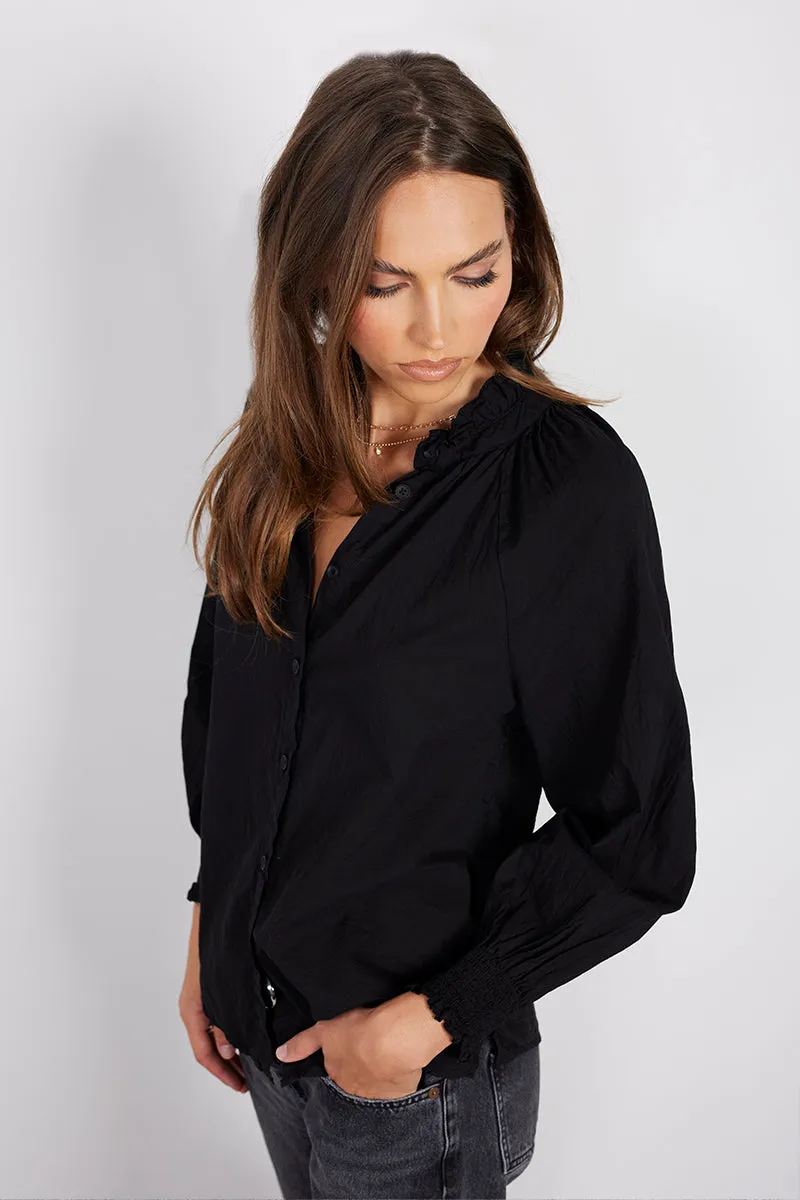 RAGLAN BUTTON-UP SMOCK SLEEVE sold by bobi product image thumbnail 3